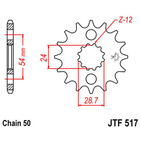JT SPROCKETS SPROCKET FRONT 530 18T (JTF517.18) - DRIVEN Canada's Powersports 824225204254JTF517.18