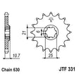 JT SPROCKETS SPROCKET FRONT 630 15T (JTF331.15) - DRIVEN Canada's Powersports 824225202649JTF331.15