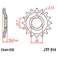 JT SPROCKETS SPROCKET FRONT 630 15T (JTF514.15) - DRIVEN Canada's Powersports 824225204179JTF514.15