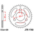 JT SPROCKETS SPROCKET REAR 420 28T (JTR1780.28) - DRIVEN Canada's Powersports 824225301144JTR1780.28