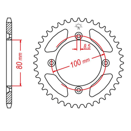 JT SPROCKETS SPROCKET REAR 420 38T (JTR1214.38) - DRIVEN Canada's Powersports 824225313277JTR1214.38