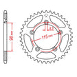 JT SPROCKETS SPROCKET REAR 420 48T (JTR894.48) - DRIVEN Canada's Powersports 824225312553JTR894.48
