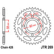 JT SPROCKETS SPROCKET REAR 428 40T (JTR269.40) - DRIVEN Canada's Powersports 824225303445JTR269.40