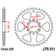 JT SPROCKETS SPROCKET REAR 520 39T (JTR811.39) - DRIVEN Canada's Powersports 824225307191JTR811.39