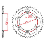 JT SPROCKETS SPROCKET REAR 520 40T (JTR301.40) - DRIVEN Canada's Powersports 824225312621JTR301.40