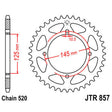 JT SPROCKETS SPROCKET REAR 520 40T (JTR857.40) - DRIVEN Canada's Powersports 824225309324JTR857.40