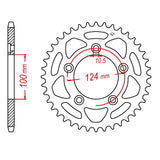 JT SPROCKETS SPROCKET REAR 520 44T (JTR746.44) - DRIVEN Canada's Powersports 824225313499JTR746.44