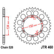 JT SPROCKETS SPROCKET REAR 520 47T (JTR460.47) - DRIVEN Canada's Powersports 824225304282JTR460.47