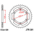 JT SPROCKETS SPROCKET REAR 520 48T - DRIVEN Canada's Powersports 824225310719JTR301.48