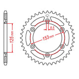 JT SPROCKETS SPROCKET REAR 520 49T (JTR210.49SC) - DRIVEN Canada's Powersports 824225315547JTR210.49SC