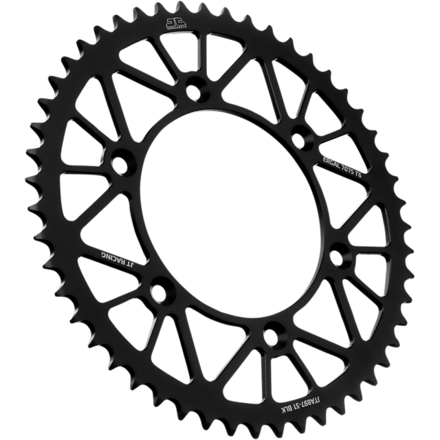 JT SPROCKETS SPROCKET REAR 520 51T (JTA897.51BLK) - DRIVEN Canada's Powersports 824225406320JTA897.51BLK