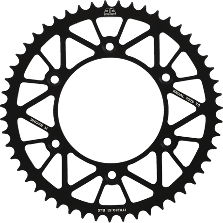 JT SPROCKETS SPROCKET REAR 520 51T - DRIVEN Canada's Powersports 824225405903JTA210.51BLK