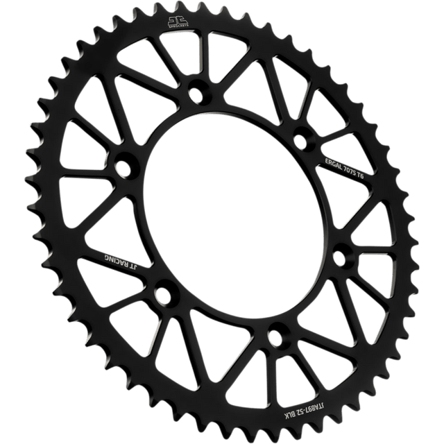 JT SPROCKETS SPROCKET REAR 520 52T (JTA897.52BLK) - DRIVEN Canada's Powersports 824225406337JTA897.52BLK