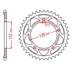 JT SPROCKETS SPROCKET REAR 525 41T (JTR1877.41) - DRIVEN Canada's Powersports 824225313383JTR1877.41