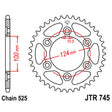 JT SPROCKETS SPROCKET REAR 525 43T (JTR745.43) - DRIVEN Canada's Powersports 824225310078JTR745.43