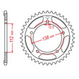 JT SPROCKETS SPROCKET REAR 525 47T (JTR1304.47) - DRIVEN Canada's Powersports 824225300352JTR1304.47
