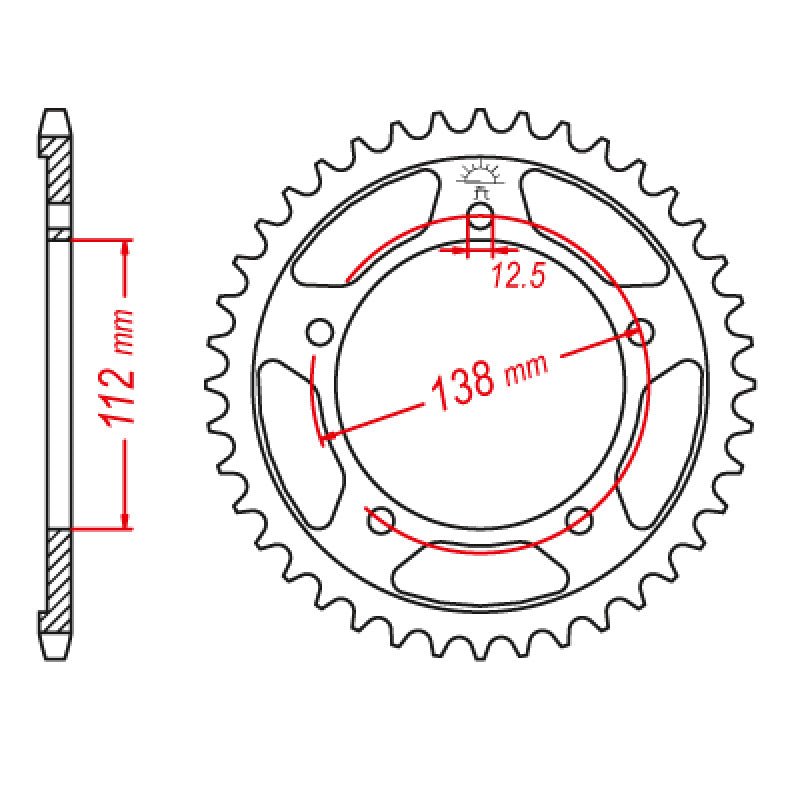 JT SPROCKETS SPROCKET REAR 525 47T (JTR1304.47) - DRIVEN Canada's Powersports 824225300352JTR1304.47