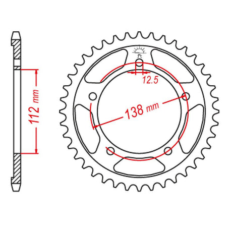 JT SPROCKETS SPROCKET REAR 525 47T (JTR1304.47) - DRIVEN Canada's Powersports 824225300352JTR1304.47