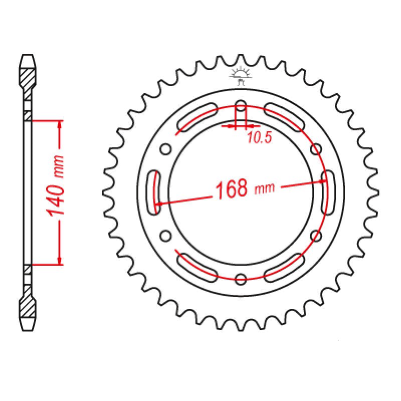 JT SPROCKETS SPROCKET REAR 525 47T (JTR3.47) - DRIVEN Canada's Powersports 824225312522JTR3.47