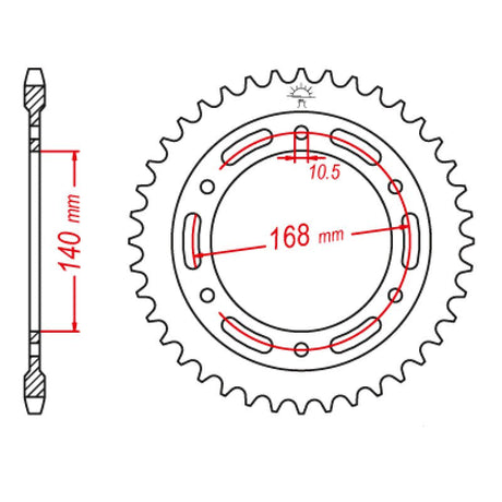 JT SPROCKETS SPROCKET REAR 525 47T (JTR3.47) - DRIVEN Canada's Powersports 824225312522JTR3.47