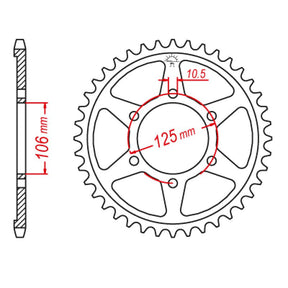 JT SPROCKETS SPROCKET REAR 525 50T (JTR2014.50) - DRIVEN Canada's Powersports 824225312454JTR2014.50
