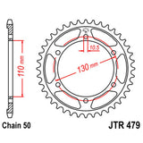 JT SPROCKETS SPROCKET REAR 530 48T (JTR479.48) - DRIVEN Canada's Powersports 824225304930JTR479.48