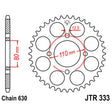 JT SPROCKETS SPROCKET REAR 630 43T (JTR333.43) - DRIVEN Canada's Powersports 824225304107JTR333.43