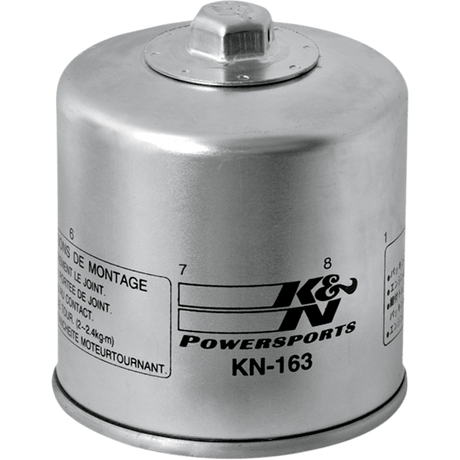 K & N OIL FILTER KN - 163 (HF163) - DRIVEN Canada's Powersports 024844084392KN - 163