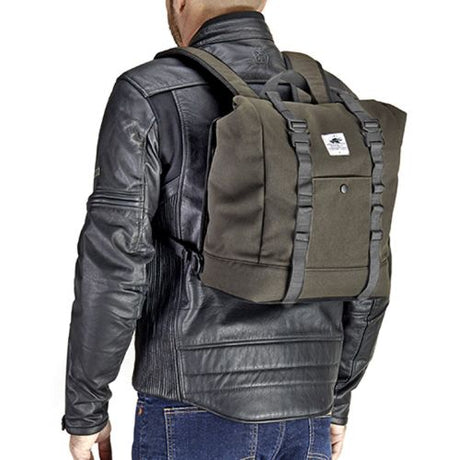 Kappa RB105R Rambler 17L Dark Green ECO Saddlebag - DRIVEN Canada's Powersports 8019606338419RB105R