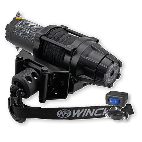 KFI 2500LB ASSAULT SYNTHETIC CABLE WINCH (AS - 25) - DRIVEN Canada's Powersports 705105573069AS - 25