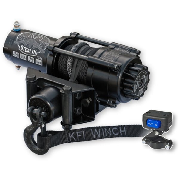 KFI 2500LB STEALTH ATV SERIES WINCH (SE25) - DRIVEN Canada's Powersports 705105573069SE25