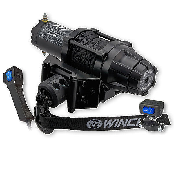 KFI 3500LB ASSAULT SYNTHETIC CABLE WINCH (AS - 35) - DRIVEN Canada's Powersports 748252669292AS - 35