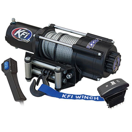 KFI 4500LB UTV SERIES WINCH (WIDE) (U45W - R2) - DRIVEN Canada's Powersports 748252658838U45W - R2