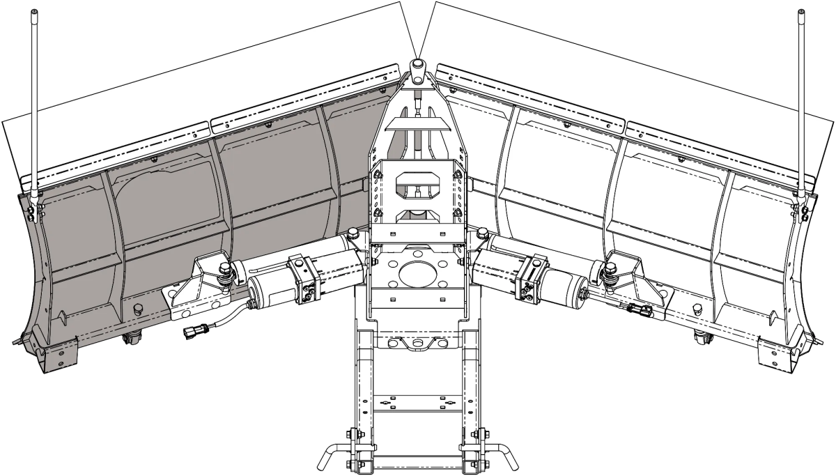 KFI PLOW BLADE V - PLOW DRIVER SIDE WING KIT (106180 - DS) - DRIVEN Canada's Powersports 691835798332106180 - DS