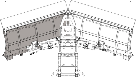 KFI PLOW BLADE V - PLOW DRIVER SIDE WING KIT (106180 - DS) - DRIVEN Canada's Powersports 691835798332106180 - DS