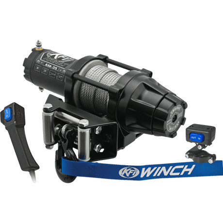 KFI ASSAULT WINCH 3500 LB METAL CABLE (AM - 35) - DRIVEN Canada's Powersports AM - 35