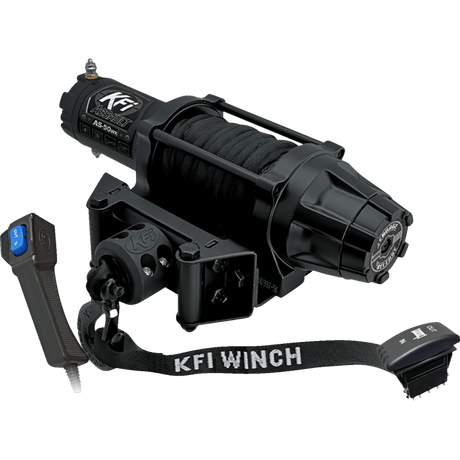 KFI ASSAULT WINCH 5000 LB SYNTHETIC CABLE WIDE (AS - 50WX) - DRIVEN Canada's Powersports AS - 50WX