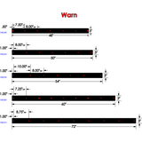 KFI PLOW WEAR BAR 42" (106242) - DRIVEN Canada's Powersports 106242