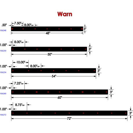 KFI PLOW WEAR BAR 42" (106242) - DRIVEN Canada's Powersports 106242
