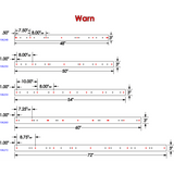 KFI PLOW WEAR BAR 48" (106248) - DRIVEN Canada's Powersports 106248