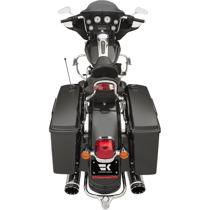 KHROME WERKS 2:2 DOMINATOR EXHAUST SYSTEM CHROME 4 - 1/2" MUFFLER - DRIVEN Canada's Powersports 200630