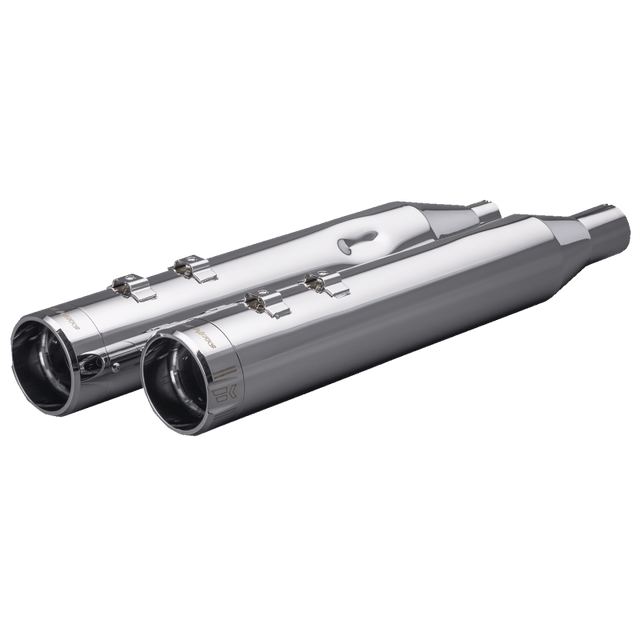 KHROME WERKS 4 - 1/2" HP - PLUS SLIP - ON MUFFLERS CHROME KLASSIC TIP (202925) - DRIVEN Canada's Powersports 202925