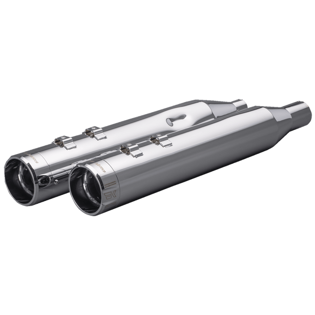KHROME WERKS 4 - 1/2" HP - PLUS SLIP - ON MUFFLERS CHROME KLASSIC TIP (202975) - DRIVEN Canada's Powersports 202975