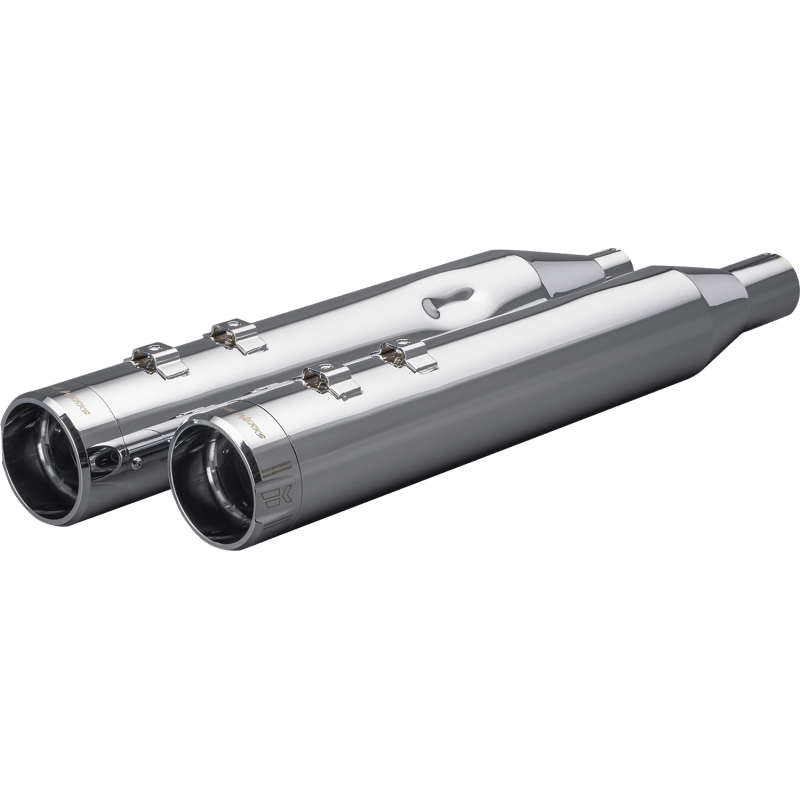 KHROME WERKS 4 - 1/2" HP - PLUS SLIP - ON MUFFLERS CHROME KLASSIC TIP (202975) - DRIVEN Canada's Powersports 202975