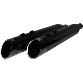 KHROME WERKS 4 - 1/2" HP - PLUS SLIP - ON MUFFLERS OBSIDIAN EDGE (202645) - DRIVEN Canada's Powersports 202645