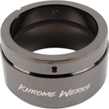 KHROME WERKS 4 - 1/2" KLASSIC END CAP LEFT HAND ECLIPSE (201758P) - DRIVEN Canada's Powersports 201758P