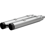 KHROME WERKS 4 - 1/2" WAR HAMMER MUFFLERS CHROME (202220) - DRIVEN Canada's Powersports 202220