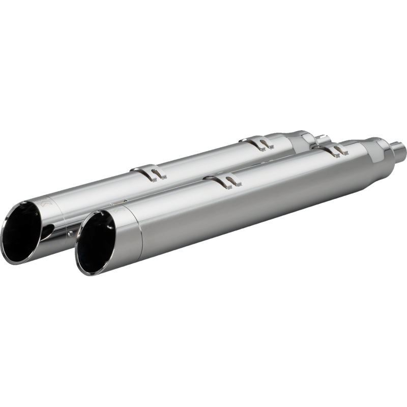 KHROME WERKS 4 - 1/2" WAR HAMMER MUFFLERS CHROME (202220) - DRIVEN Canada's Powersports 202220