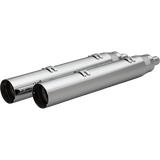 KHROME WERKS 4 - 1/2" WAR HAMMER MUFFLERS CHROME (202220) - DRIVEN Canada's Powersports 202220