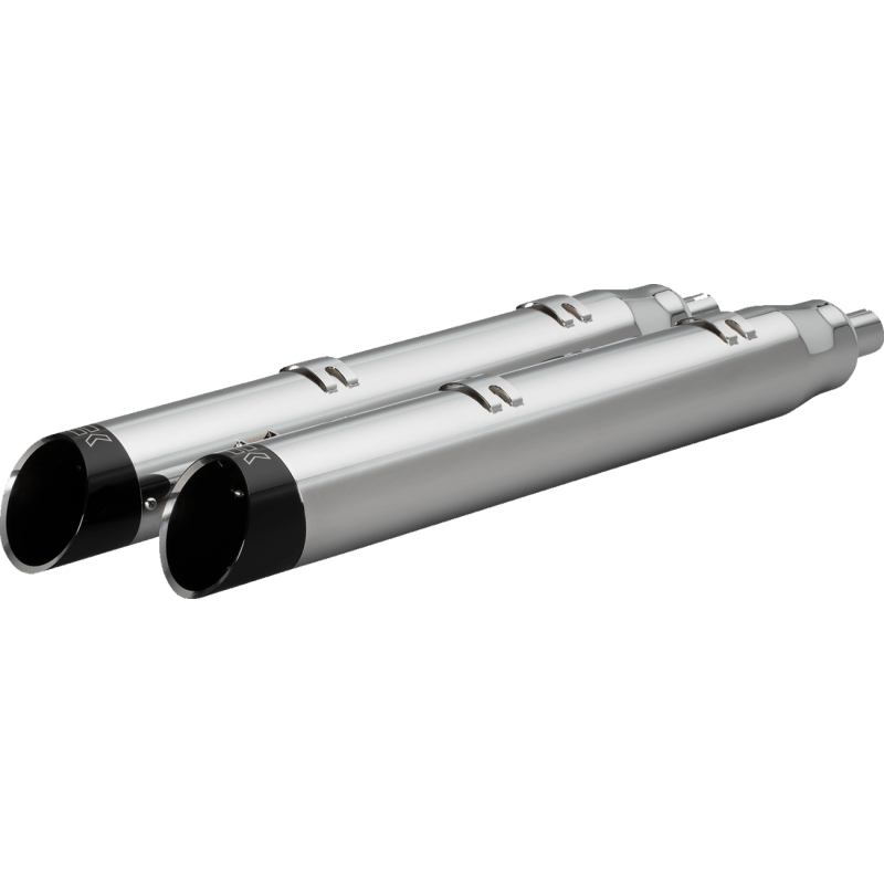 KHROME WERKS 4 - 1/2" WAR HAMMER MUFFLERS CHROME (202220) - DRIVEN Canada's Powersports 202220